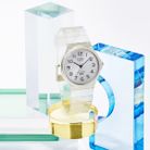 Casio Standard MQ-24S-7BDF Pop White Dial White Transparent Resin Band-2