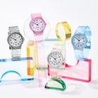 Casio Standard MQ-24S-7BDF Pop White Dial White Transparent Resin Band-3