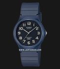 Casio Standard MQ-24UC-2BDF Black Dial Matte Blue Resin Band-0