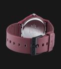 Casio Standard MQ-24UC-4BDF Black Dial Matte Red Resin Band-2