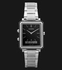 Casio General MTP-B205D-1EDF Men Black Digital Analog Dial Silver Stainless Steel Band-0