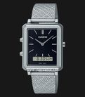 Casio General MTP-B205M-1EDF Men Black Digital Analog Dial Silver Mesh Band-0