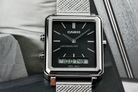 Casio General MTP-B205M-1EDF Men Black Digital Analog Dial Silver Mesh Band-3