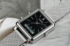 Casio General MTP-B205M-1EDF Men Black Digital Analog Dial Silver Mesh Band-5