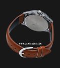 Casio General MTP-V005L-2B5UDF Blue Dial Tan Leather Band-2