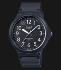 Casio General MW-240-1BVDF Black Dial Black Rubber Band-0