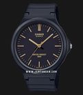 Casio General MW-240-1E2VDF Analog Men Black Dial Black Resin Band-0