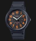 Casio General MW-240-4BVDF Black Dial Black Resin Band-0