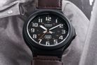 Casio General MW-240B-5BVDF Black Dial Beige Cloth Band-6