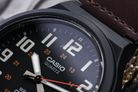 Casio General MW-240B-5BVDF Black Dial Beige Cloth Band-11