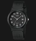 Casio General MW-59-1BVDF Black Dial Rubber Band-0