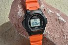 Casio General W-219H-4AVDF Digital Dial Orange Resin Strap-3