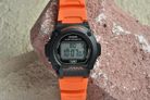Casio General W-219H-4AVDF Digital Dial Orange Resin Strap-4