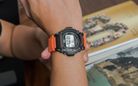 Casio General W-219H-4AVDF Digital Dial Orange Resin Strap-6