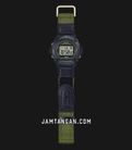 Casio General W-219HB-3AVDF Men Digital Dial Green Cloth Strap-1