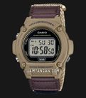 Casio General W-219HB-5AVDF Men Digital Dial Brown Cloth Strap-0