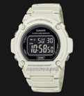 Casio General W-219HC-8BVDF Digital Dial White Resin Band-0