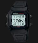 Casio Standard W-800H-1AVDF Classic 10 Year Battery Digital Dial Black Resin Band-0