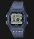 Casio General W-800H-2AVDF Digital Dial Blue Resin Strap-0