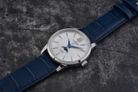Citizen Classic AK5000-03A Men Moon Phase Silver Dial Blue Leather Strap-5