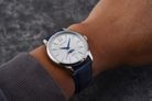 Citizen Classic AK5000-03A Men Moon Phase Silver Dial Blue Leather Strap-6