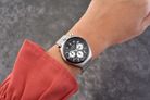 Citizen Chronograph AN3660-81E Tsuno Crono Bullhead Record Label Black Dial Stainless Steel Strap-9