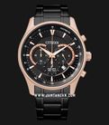 Citizen Chronograph AN8196-55E Black Dial Black Stainless Steel Strap-0
