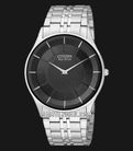 Citizen Eco Drive AR3010-65E Ladies Black Dial Stainless Steel Strap (JDM)-0