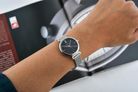 Citizen Eco Drive AR3010-65E Ladies Black Dial Stainless Steel Strap (JDM)-9