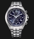 Citizen Radio Controlled AT8200-87L Chronograph Men Blue Dial Stainless Steel Strap-0