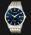 Citizen BI5006-81L Men Blue Dial Dual Tone Stainless Steel Strap-0