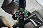 Citizen Promaster BJ2168-01E Aqualand Eco Drive Black Dial Black Rubber Strap + Extra Strap-4