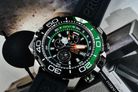 Citizen Promaster BJ2168-01E Aqualand Eco Drive Black Dial Black Rubber Strap + Extra Strap-7