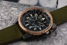 Citizen Promaster BJ7136-00E Nighthawk Eco Drive Black Dial Green Nylon Strap-6