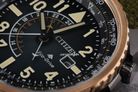 Citizen Promaster BJ7136-00E Nighthawk Eco Drive Black Dial Green Nylon Strap-9