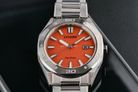 Citizen Eco Drive BM7630-80Z Men Orange Dial Stainless Steel Strap-4