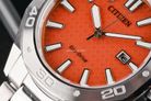 Citizen Eco Drive BM7630-80Z Men Orange Dial Stainless Steel Strap-7