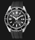 Citizen Promaster BN0190-15E Marine Men Black Dial Black Rubber Strap-0