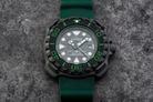 Citizen Promaster BN0228-06W Whale Shark Super Titanium Green Camo Dial Green Polyurethane Strap-6