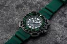 Citizen Promaster BN0228-06W Whale Shark Super Titanium Green Camo Dial Green Polyurethane Strap-8