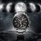 Citizen Eco Drive BY1018-80E Men Tsuki-yomi Black Moon Phase Dial Titanium Strap-9