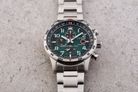 Citizen Eco-Drive CA0791-81X Chronograph Men Green Dial Stainless Steel Strap-5