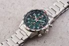 Citizen Eco-Drive CA0791-81X Chronograph Men Green Dial Stainless Steel Strap-7