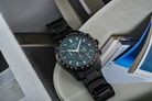 Citizen Chronograph CA4455-86X Men Green Dial Black Stainless Steel Strap-5
