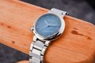 Citizen L EM0910-80N Ladies Mother Of Pearl Blue Dial Stainless Steel Strap-5