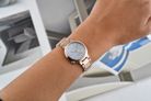 Citizen L EM0912-84Y Ladies Mother of Pearl Dial Rose Gold Stainless Steel Strap-9