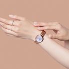 Citizen L EM0912-84Y Ladies Mother of Pearl Dial Rose Gold Stainless Steel Strap-13