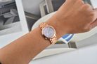 Citizen L EM0917-81Y Ladies Mother of Pearl Dial Rose Gold Stainless Steel Strap-8