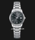 Citizen Eco Drive EW2318-73E Ladies Black Dial Stainless Steel Strap-0