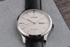 Citizen Mechanical NH8350-08B Automatic White Dial Black Leather Strap-3